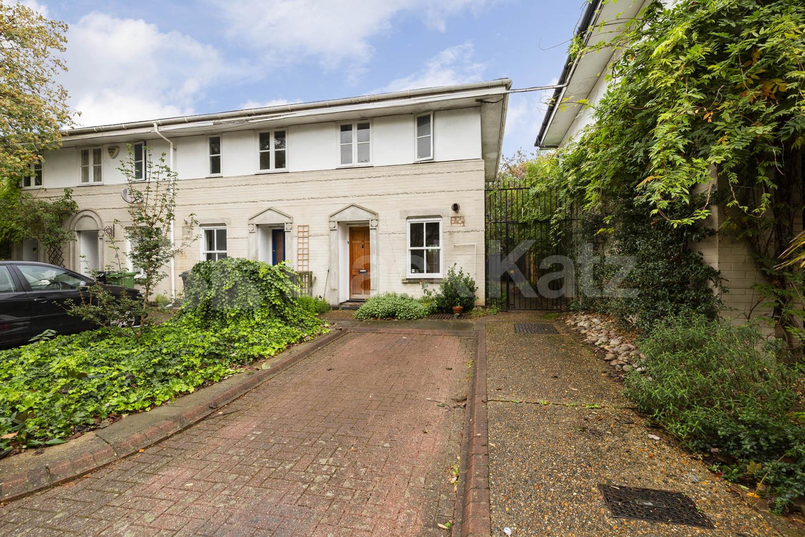 Spacious split level two double bedroom private property Bergholt Mews, Camden